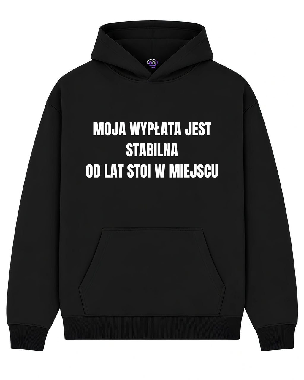 Bawełniana Bluza - Moja wypłata jest stabilna, od lat stoi w miejscu