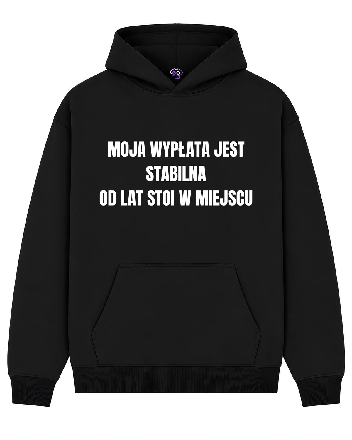 Bawełniana Bluza - Moja wypłata jest stabilna, od lat stoi w miejscu