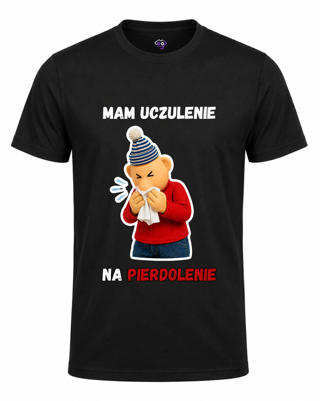 Koszulka 100% Bawełna - Mam Uczulenie Na Pierdolenie ( Sąsiedzi )