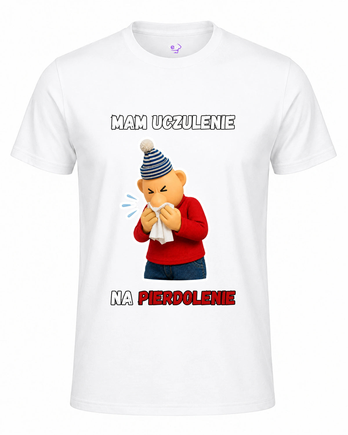 Koszulka 100% Bawełna - Mam Uczulenie Na Pierdolenie ( Sąsiedzi )
