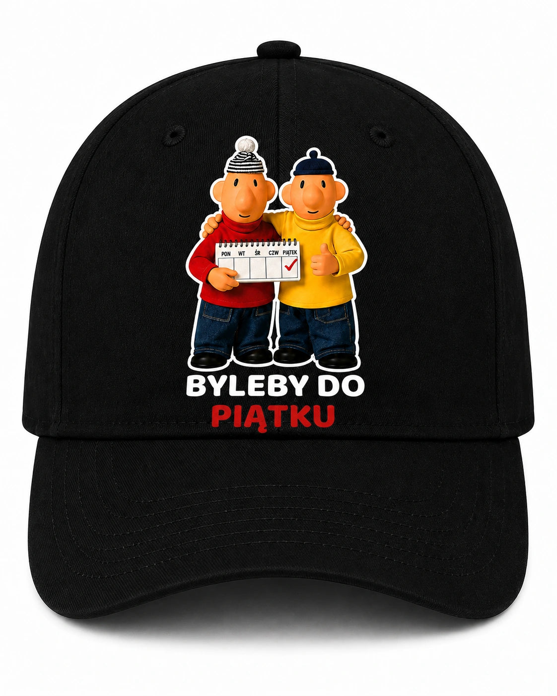 Czapka z daszkiem 100% Bawełna - Byleby do piątku  ( Sąsiedzi )
