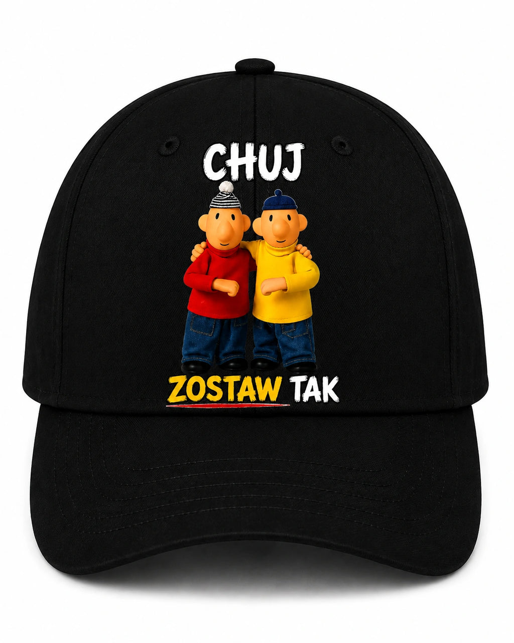 Czapka z daszkiem 100% Bawełna - Chuj zostaw tak ( Sąsiedzi )