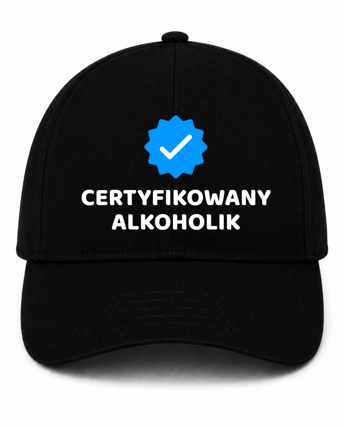 Czapka z daszkiem 100% Bawełna - Certyfikowany Alkoholik