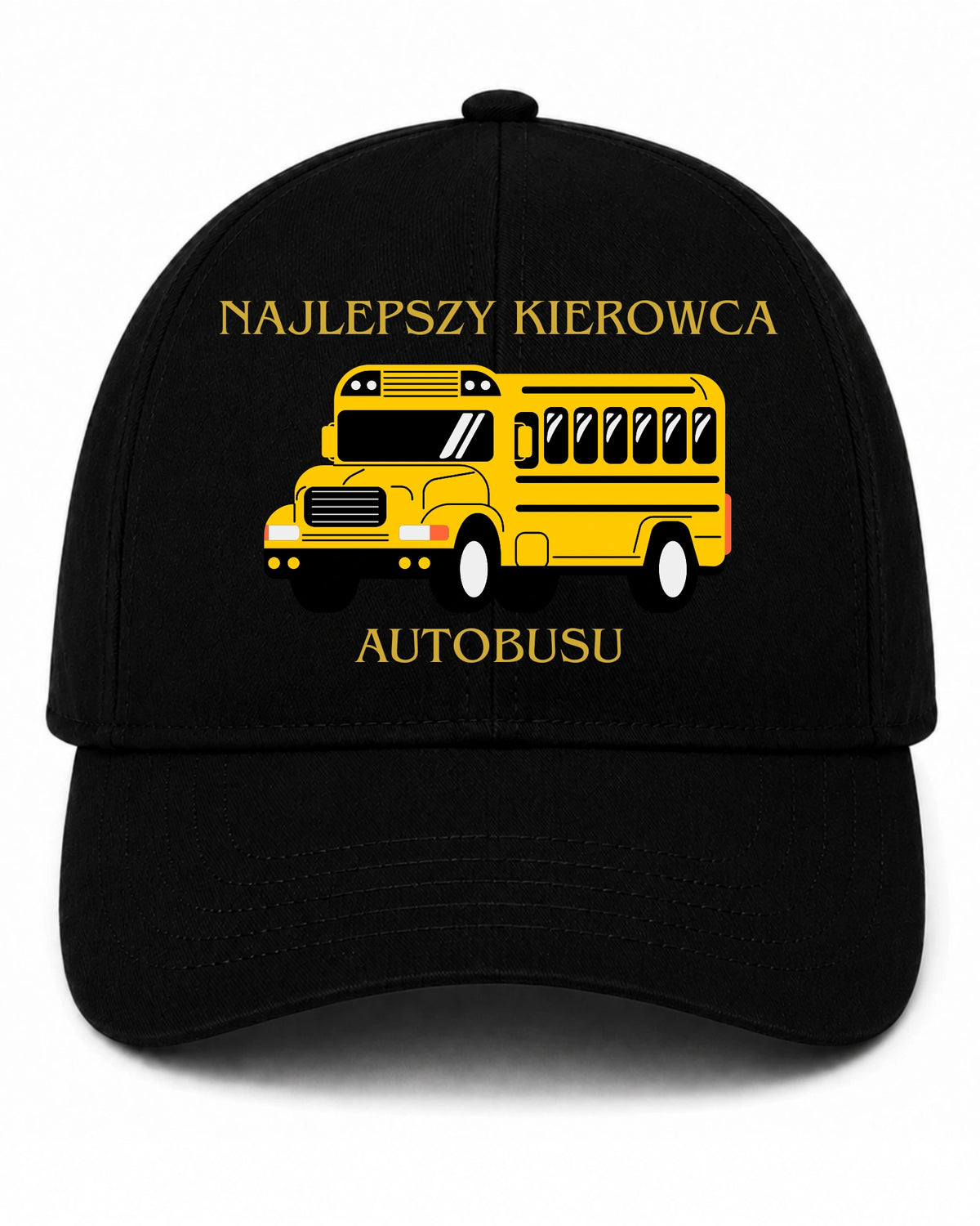 Czapka z daszkiem 100% Bawełna - Najlepszy kierowca autobusu ( Prywatne )