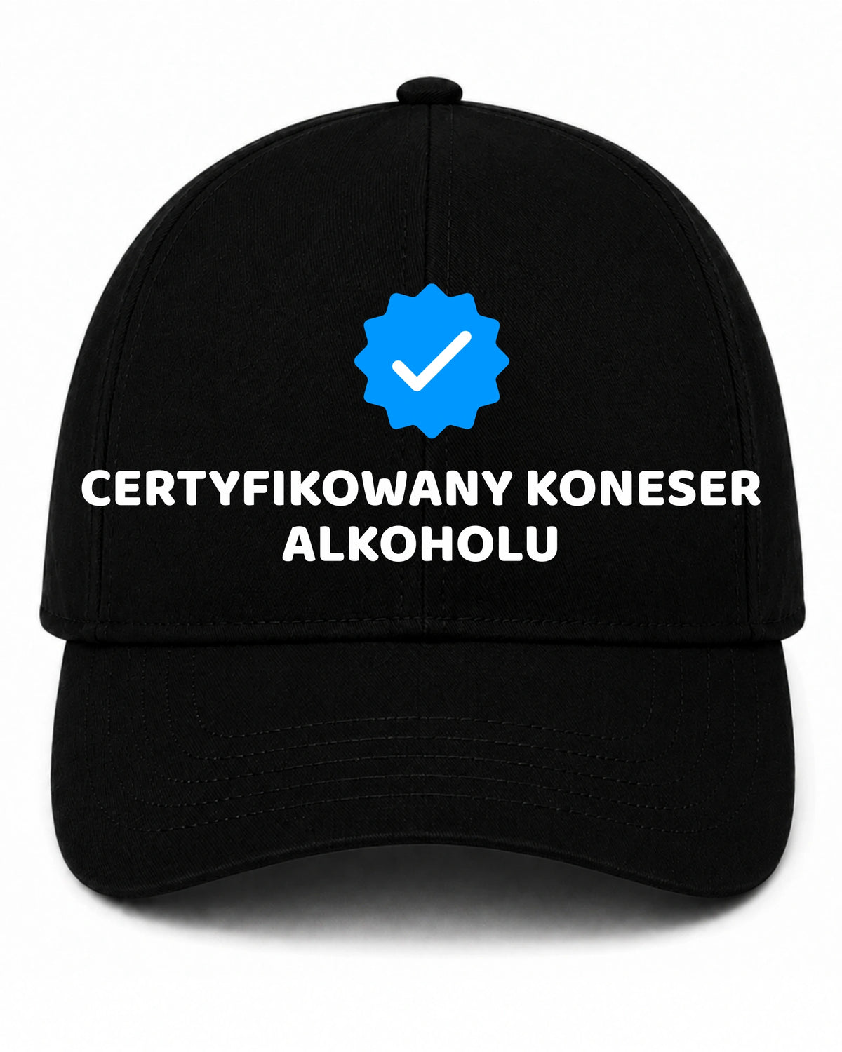 Czapka z daszkiem 100% Bawełna - Certyfikowany koneser alkoholu ( Prywatne )