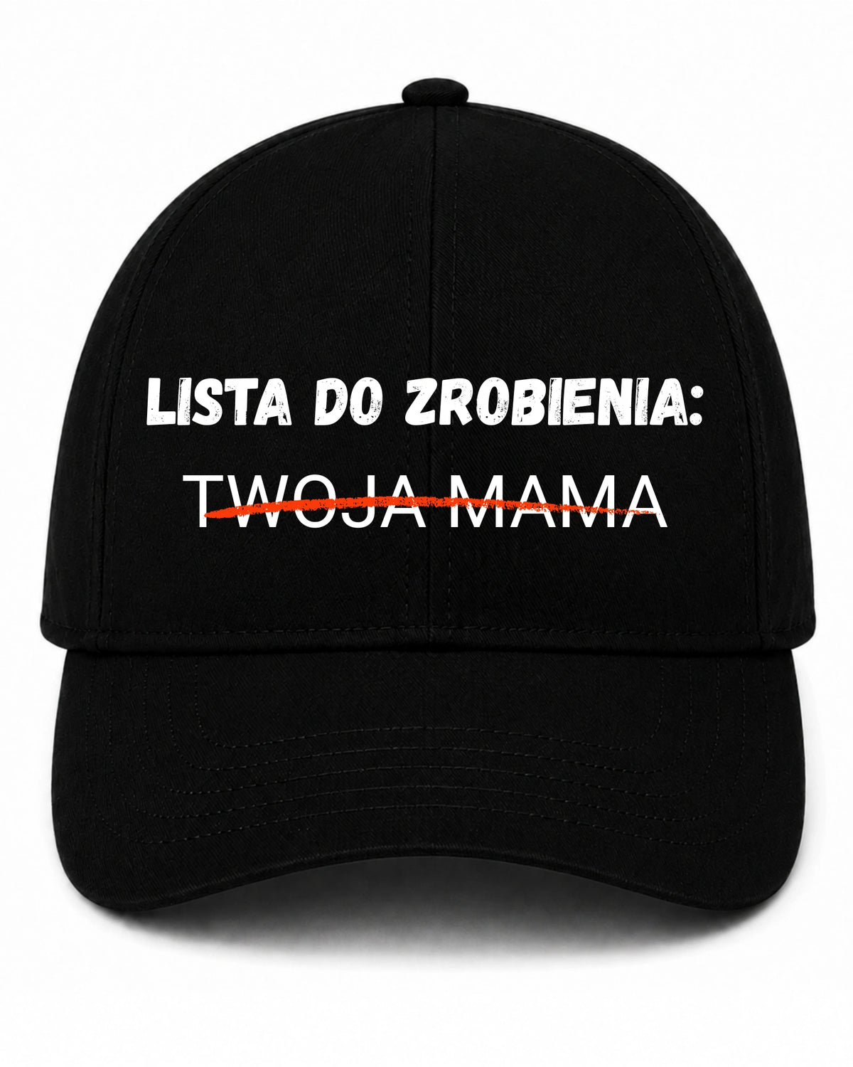 Czapka z daszkiem 100% Bawełna - Lista Do Zrobienia: Twoja Mama